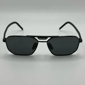 PRADA Sunglasses PR58YS 1AB5S0 Black/Dark Grey Unisex NEW Prada PR-58YS 1AB5S0 Sunglasses Men main image 4